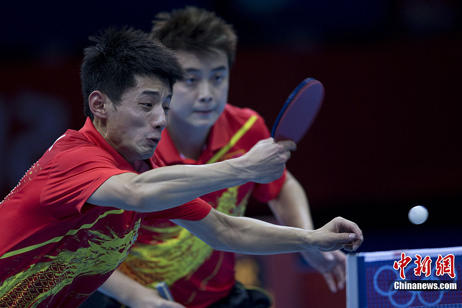 日本队完胜中国队，张继科高光表现